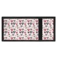 thumbnail image 4 of FUIALDOLG Animal Print Heart Art Trifold Card Wallet, Polyester Children's Wallet for Outdoor Sports, Zipper Closure Lightweight Small Purse, 4 of 6