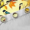 thumbnail image 4 of Castle Fairy Birds Blackout Curtains Set of 2 (52x84 Each),Fall Leaves Window Curtains, 4 of 6