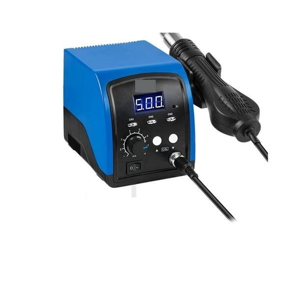 Digital Display Heat Gun Hot Air Rework Station Prostormer with 3 Sets Stored Temperature for Electronics Repairing ,Variable Temperature