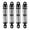 C, variant on Virenlux 26mm Aluminum Oil Car Shocks Front & Rear Absorbers for 1/30 SCX30 RC Car CNC-Machined Threaded Replacement Parts with 2 Springs (Soft & Hard) Smooth Damping Performance Accessories