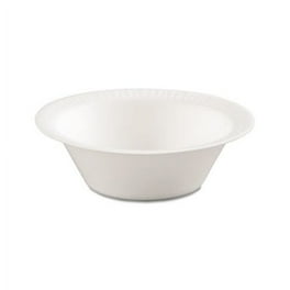 Famous Service Plastic Dinnerware, Bowl, 12 oz, White, 125/Pack, 8 Packs/Carton Famous Service Plastic Dinnerware, Bowl, 12 oz, White, 125/Pack, 8 Packs/Carton