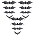 thumbnail image 1 of 60pcs Halloween Party 3D Bat Decals Halloween Theme Scene DIY Bat Stickers, 1 of 8