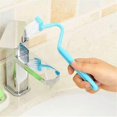 thumbnail image 3 of 3 Pcs Toilet Cleaning Brush WC Corner Curving Soft Brush Cleaning Brush, 20cm Blue, green, pink, 3 of 5