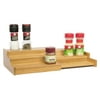 Bamboo Expandable 3-Tier Spice Rack and Cabinet Organizer by Trademark Innovations
