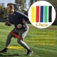 thumbnail image 4 of Juego de equipo de entrenamiento de velocidad con escalera de agilidad deportiva, 8 conos y paracaídas de resistencia de 16 peldaños, cuerda para saltar, 5 bandas de resistencia, para fútbol, correr,, 4 of 5