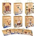 thumbnail image 2 of JOYIN 24 Pcs Christmas Kraft Paper Gift Bags, 10X 13 X5'' Large Gift Bags with 8 Designs for Christmas Holiday Present Wrapping Décor, Xmas Goodie Bags Party Supplies, 2 of 6