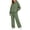 Mint Green, variant on 2 Piece Sets for Women 2 Piece Fleece Lined Tracksuit Drawstring Hooded Sweatshirt and Wide Leg Pants Set Solid Color Loose Long Sleeve Loungewear Outfit for Autumn Winter Daily Wear Camel S