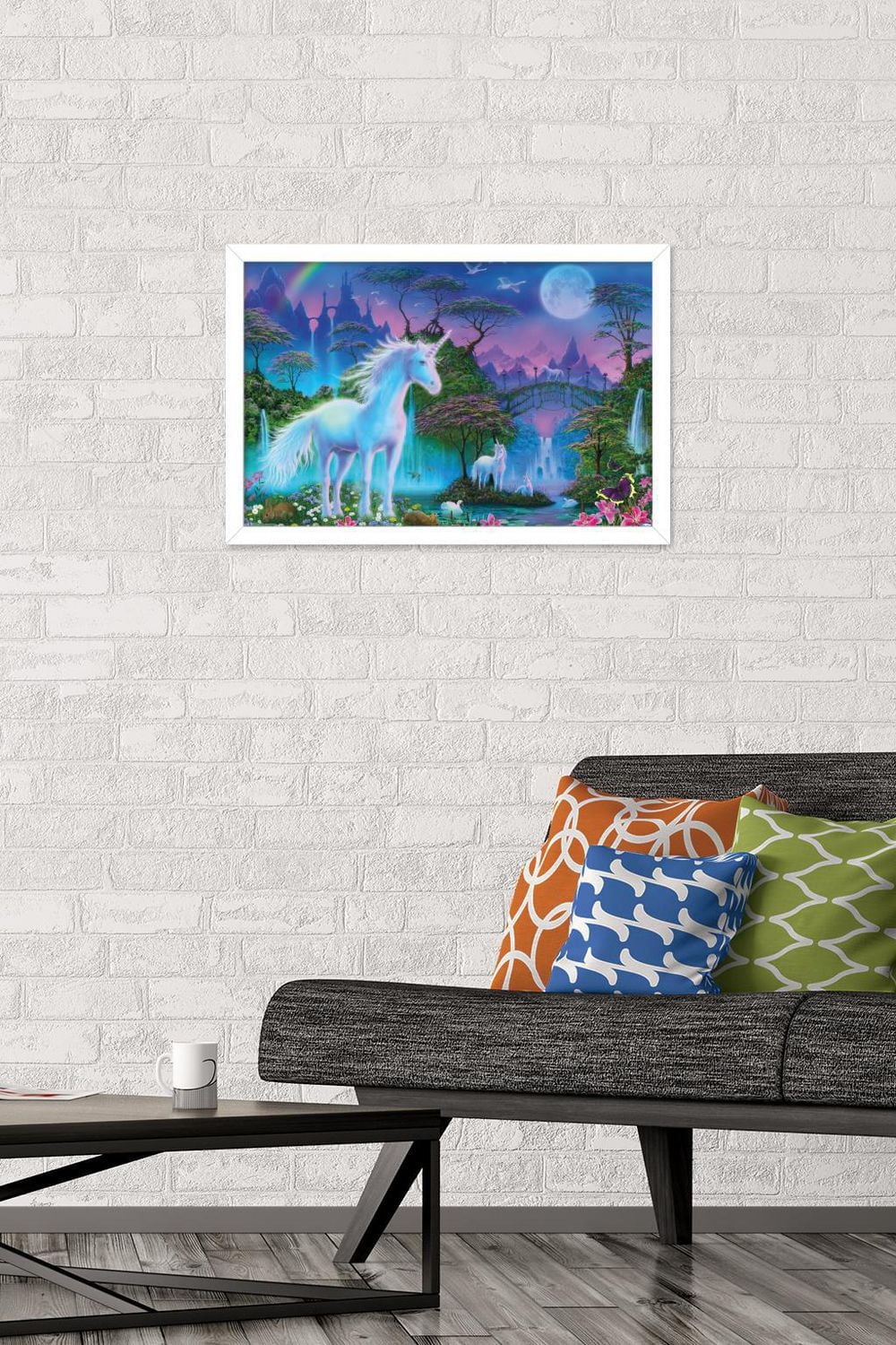 Unicorn Meadow Wall Poster