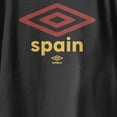thumbnail image 3 of Umbro Kids Spain Diamond Logo T Shirt (Black, XS-XL), 3 of 4
