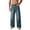 #Dark Blue, variant on Fanshiluo Men's Washed Wide Leg Jeans, Mid Rise Loose Fit Vintage Denim Trousers,L,Big and Tall Men