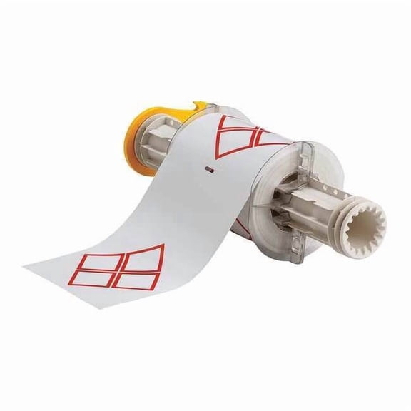 Brady Label,Red/White,Vinyl 130771