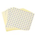 thumbnail image 1 of Unique Bargains 13mm Dia Coated Paper Round Number Stickers Number 12 White, 15 Sheets, 1 of 4