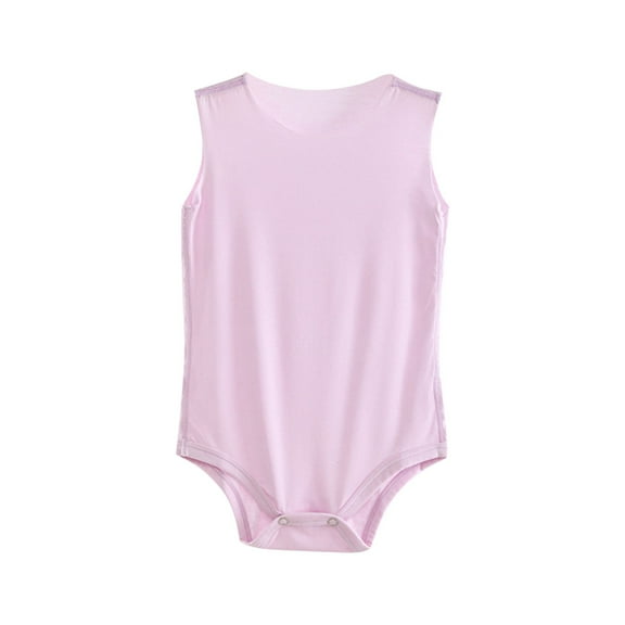 Timegard Toddler Baby Clothes Boy Girls Sleeveless Comfy Onesie Sleepwear Infant Newborn Rompers Clothing