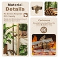 thumbnail image 3 of FOUKUS Plant Stand Indoor Plant Shelf Grow Light: Tall Wooden Plant Stand Indoor Holds 10+ Plants, Tiered Plant Rack with Timer Dimming Light for Indoor Garden Home Decor Living Room, 3 of 6