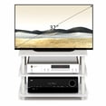 thumbnail image 5 of Furinno TURN-N-TUBE 3-Tier Corner Entertainment Center for TVup to 32 Inch White, 5 of 6