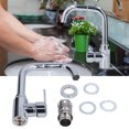 thumbnail image 4 of Basin Faucet, Water Tap Stainless Steel Electroplate Hot And Cold Fashionable  For Kitchen For Bathroom, 4 of 8