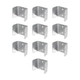 thumbnail image 2 of 10 piezas de paréntesis de de reparación de piezas de montaje conector de soportes en forma de U para 32 mm, 2 of 8