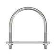 thumbnail image 1 of Unique Bargains Rond U-Bolts 5 Ensembles 53mm (2,09 ') Largeur Intérieure 71mm Longueur M6 304 Acier Inoxydable avec Rondelles et Plaques à Écrous, 1 of 5
