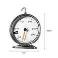 thumbnail image 5 of Joernso Oven Thermometer Sturdy Construction Heat Resistant Metal Hanging Type Instantly Read Oven Grilling Thermometer for Home, 5 of 8