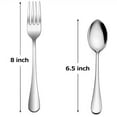 thumbnail image 2 of Dtwnek 6Pcs Fork and Spoon Silverware Set Stainless Steel Heavy Duty Flatware Cutlery Set for Home,Kitchen and Restaurant, 2 of 8