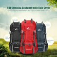 thumbnail image 2 of Soidarity Free Knight 60L Impermeable Senderismo Deporte Bicicleta al aire libre Bolsa de hombro Escalada Rosado Soidarity HW4450-05B, 2 of 6