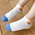 thumbnail image 4 of Odeerbi Rollback Toddler Girls Boys Socks Cozy Breathable Cute Summer Car Baby Non-slip Socks, 4 of 9
