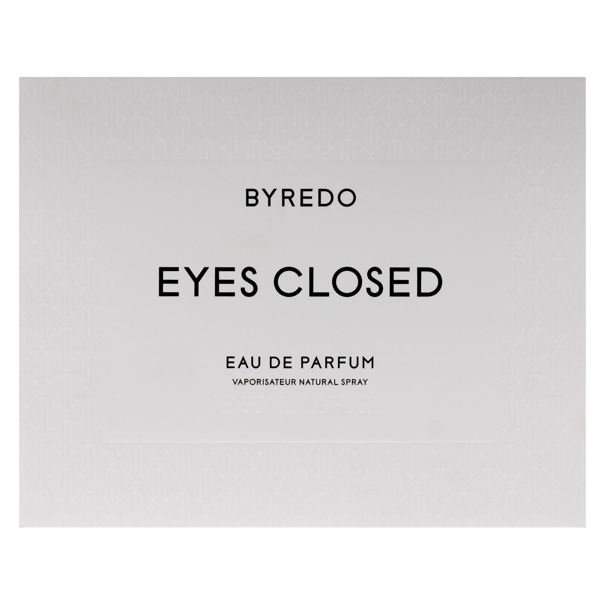 Byredo Eyes Closed Eau de Parfum, Unisex Fragrance, 3.4 oz Spray 