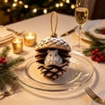 thumbnail image 5 of Kbndieu Forest Animal Christmas Acorn Ornaments, Woodland Animal Ornaments for Tree, Christmas Tree Hanging Decorations for Animal Lovers & Home Holiday Decor, 5 of 7