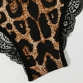 thumbnail image 5 of Panties for Women Tbopshirt Brief Underwear,Hipster Underwear,Women Leopard Lace Lingerie G-string Briefs Underwear Panties T string Thongs,Cheeky Panties,Gifts, 5 of 6