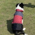 thumbnail image 4 of Reversible Dog Winter Coat, Thick Warm Dog Coat with Snowflake Lining&Zipper, Adjustable High Collar Waterproof Jacket, Reflective Pet Cold Weather Coats for Small Dogs, 4 of 8