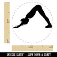 thumbnail image 2 of Yoga Downward Facing Dog Pose Self-Inking Rubber Stamp Ink Stamper - Black Ink - Mini 1/2 Inch, 2 of 7