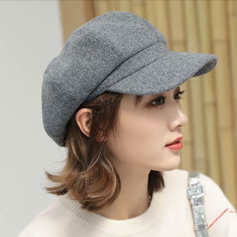 Wool Blend Newsboy Cap for Women Winter Warm Fashion Hat Pxiakgy Women main image 4