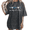 1-Black, variant on UNISHE Women's Black One Day At A Time Tee Vintage Washed T-Shirt Short Sleeve Crew Neck Top