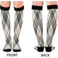 thumbnail image 2 of Coolnut 2 Pack Mexican Style Compression Socks for Women Men, Knee High Stockings for Athletic Sports,Running,Travel, 2 of 7