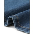 thumbnail image 5 of Agnes Orinda Women's Plus Size Denim Overalls Dress Sleeveless Adjustable Straps Waist Buttons Romper Casual Jumper Jean Midi Dresses 2026 with Pockets 2X Blue, 5 of 6