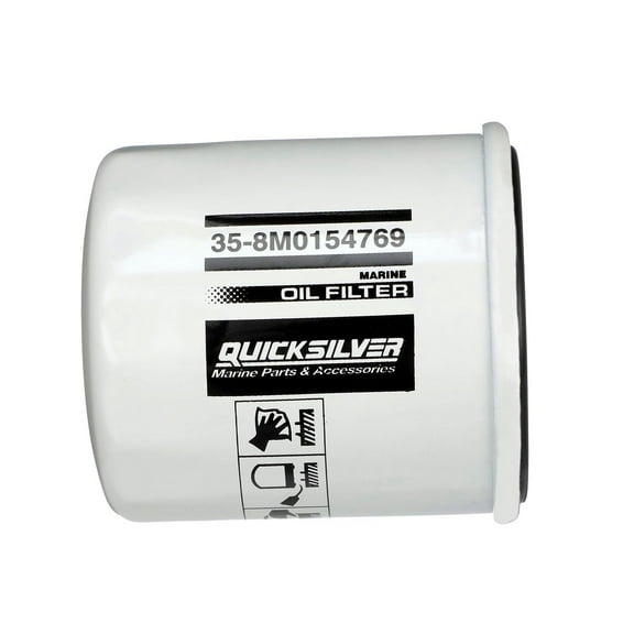 Quicksilver 8M0154769 Oil Filter for Various Marine Engines