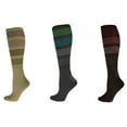 thumbnail image 3 of Sierra Socks Women's Slouch or Knee High Geometric Organic Cotton Socks, 3 Pairs, 3 of 6