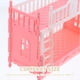 thumbnail image 3 of ColoMX Muebles para casa de muñecas, litera en miniatura, litera pequeña de imitación, modelo de muñeca, litera con escalera, 3 of 7