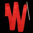 thumbnail image 2 of 2Pcs 2m Colorful Rhythmic Gymnastics Ribbon Dancing Gymnastics Ribbon Dancing Streamers for Kids Children (Red), 2 of 8