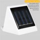 thumbnail image 4 of Solar 4 Led Valla Luz Impermeable Exterior A Prueba De Lluvia Patio Lámpara De Pared Pequeño Pared Con Interruptor De Control De Luz Inteligente Para Patio Parque Al Aire Libre Serendint HA016694-00, 4 of 7