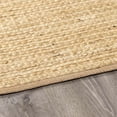 thumbnail image 3 of Hauteloom Tavor Jute Living Room, Bedroom Area Rug - Traditional, Transitional - Beige - 8' x 10', 3 of 11