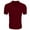 Wine, variant on Polo Shirts For Men Men's Spring Summer Fashion Loose Lapel Striped Pits Strip Solid Color Short Sleeve Shirt Top Golf Shirts For Men