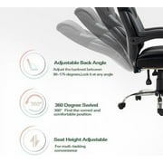 with Footrest Office Chair Ergonomic High Back Cushion Lumbar Support  High Back Large Executive Computer Reclining Desk Chair managerial Chairs & Executive Chai