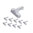 thumbnail image 2 of Baoblaze 12Pcs Sash Jammers Falling Childproof Security Locks Window Locks, 2 of 8