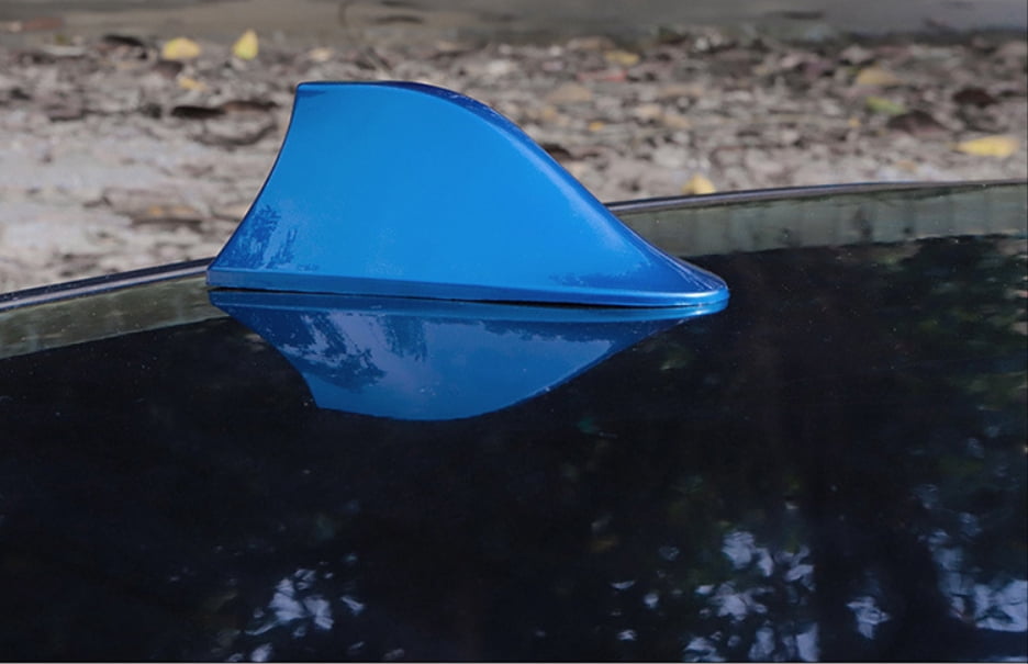 Shark Fin Antenna Universal Cover - Car Roof Aerial Cap With AM/FM ...