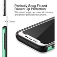 thumbnail image 6 of for iPhone X/XS Case, iPhone 10 Case, Hybrid iPhone X/XS Phone Case Wallet Case Card Holder Heavy Duty Protection Shockproof Anti Scratch Soft Rubber Bumper Case for iPhone X/XS 5.8inch Mint, 6 of 14