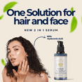 thumbnail image 3 of Belitaas 2-in-1 Hair & Skin Serum, retinol 2 % + biotin 1.5 % serum for hair & face, 16 % vitamin C, niacinamide & hyaluronic acid, vegan plant-based cruelty-free anti-age & growth formula, 50 ml, 3 of 8
