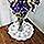 thumbnail image 2 of Mantel de algodón TANGJMXG Tejido a crochet Blanco Hecho a mano Redondo 15.7 pulgadas 2 piezas, 2 of 5