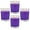 Purple, variant on NeoMart - 4 Packs Unscented Purple Votive Candles in Glass, 2 Inch Natural Soy Wax Scentless Candles for Wedding Party Home Holidays Relaxation Spa, 12-15 Hour Burning Time