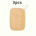 thumbnail image 3 of Esponja protectora de agua natural: paquete de 3, suave y delicada, adecuada for bañarse, fregar y limpiar la cocina y el baño., 3 of 5